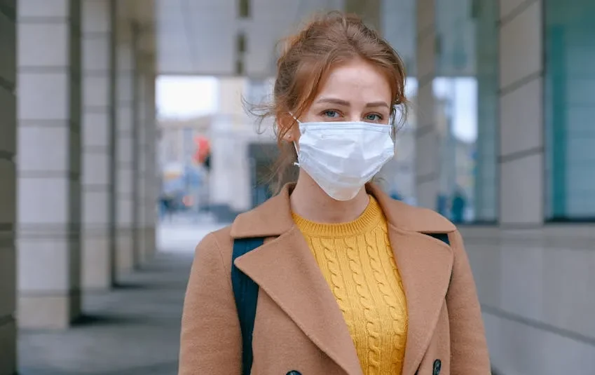 Image symbolizing the COVID-19 pandemic's impact on travel and visa status.
