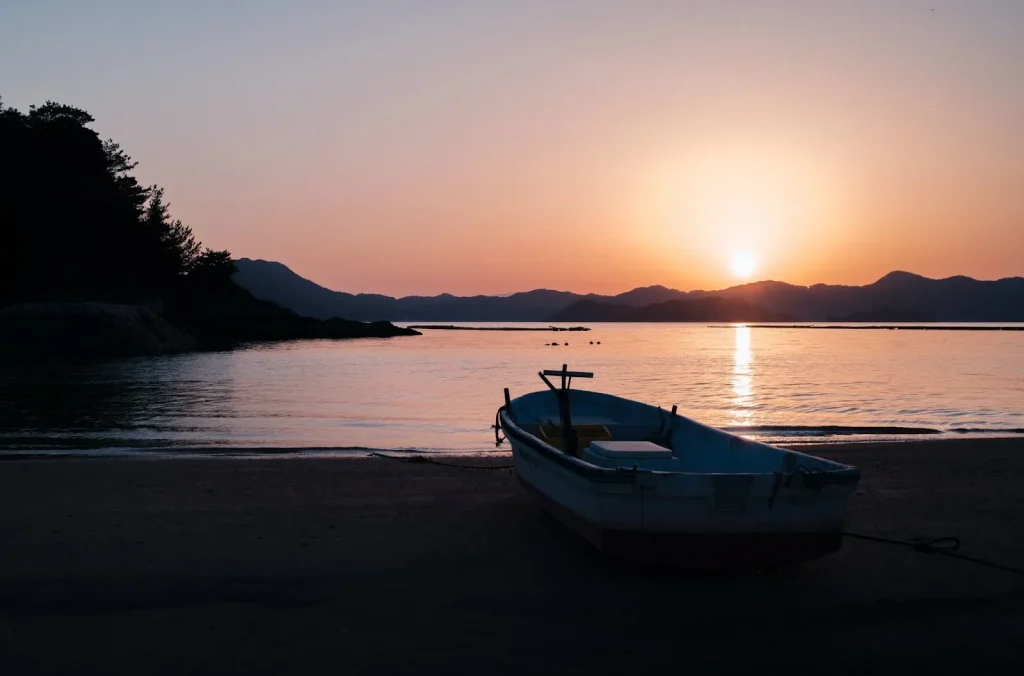 Image of the scenic, coastal landscape of the Shikoku region.