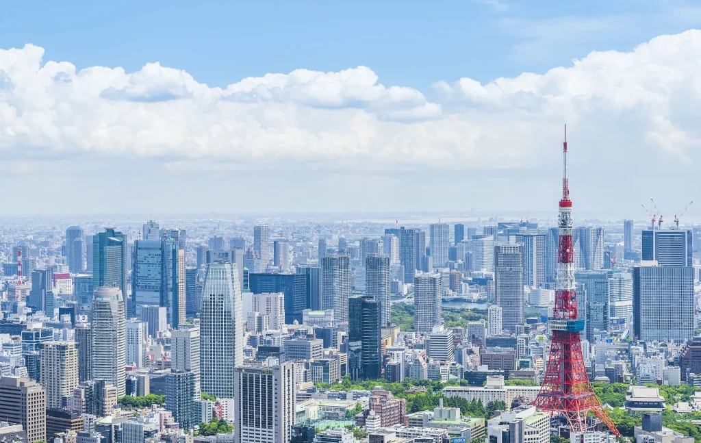 Image of five distinct share house properties in Tokyo, each representing a recommendation.