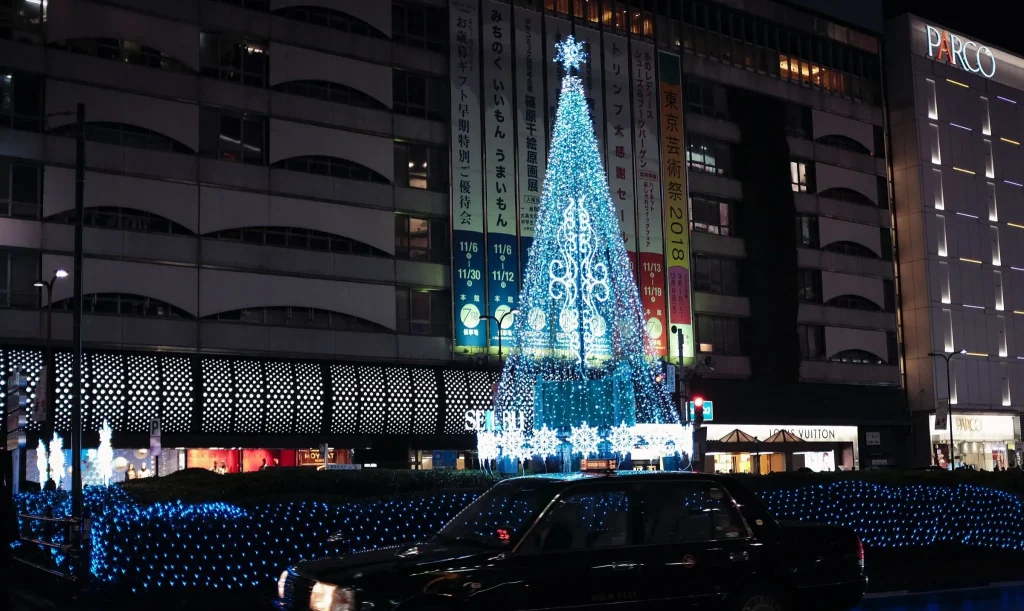 Image of the Ikebukuro skyline, highlighting its commercial and entertainment focus.