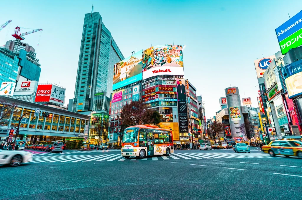 Tokyo cityscape popular among foreigners