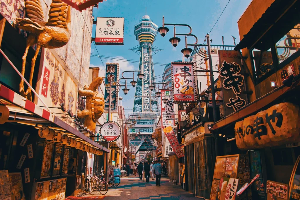 Osaka cityscape popular among foreigners