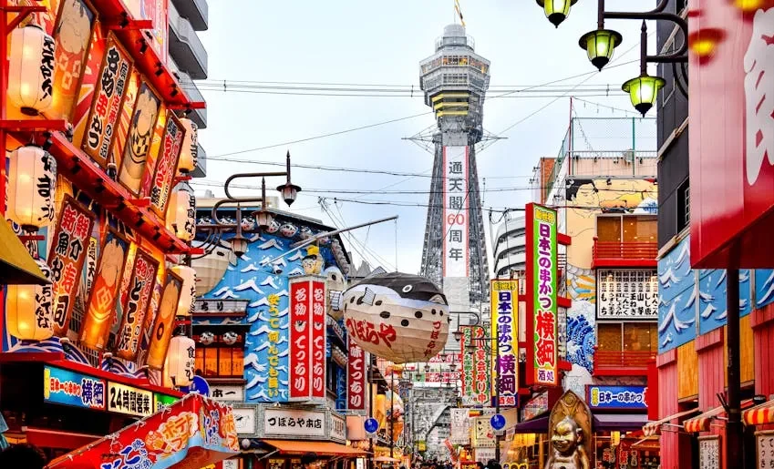 Image illustrating the diverse cultural mix in a share house located in the Kansai area.