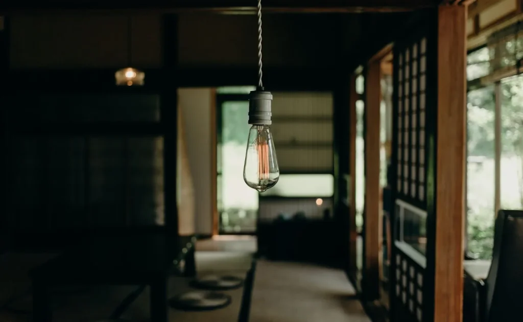 Image of the traditional Japanese architecture and tatami room interior at Tokyo Guesthouse toco.